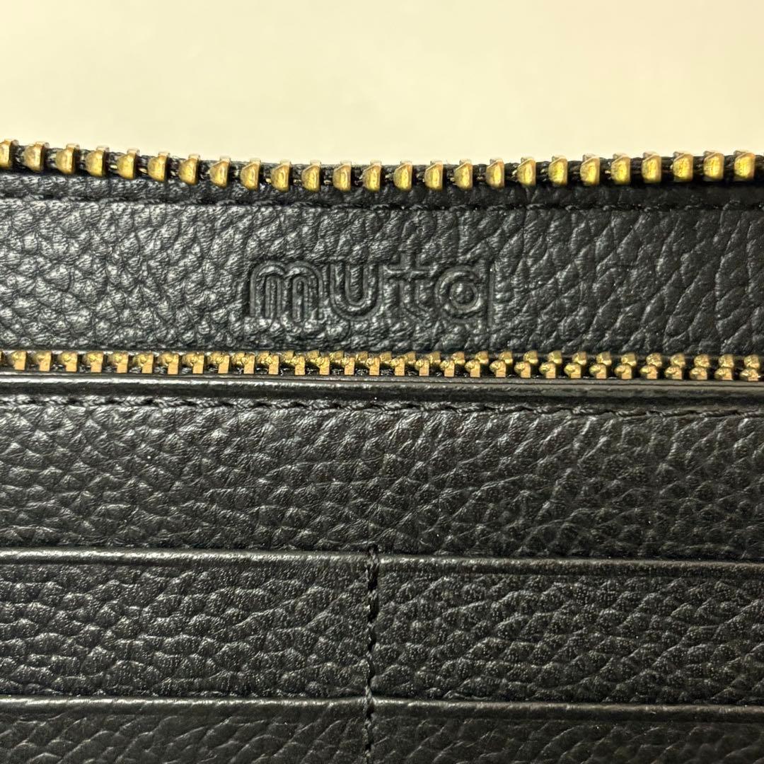 極美品　muta　長財布　ガルーシャ　スティングレイ　ラウンドファスナー　エイ革