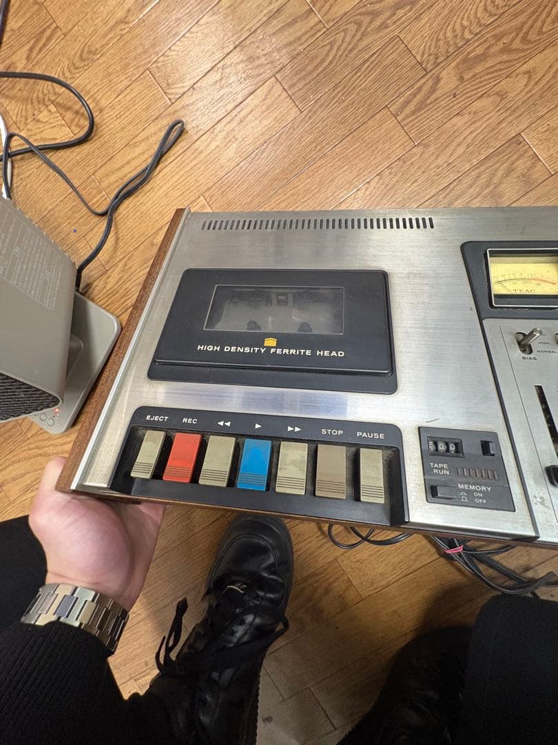 OS-93 TEAC カセットデッキ 高密度フェリヘッド