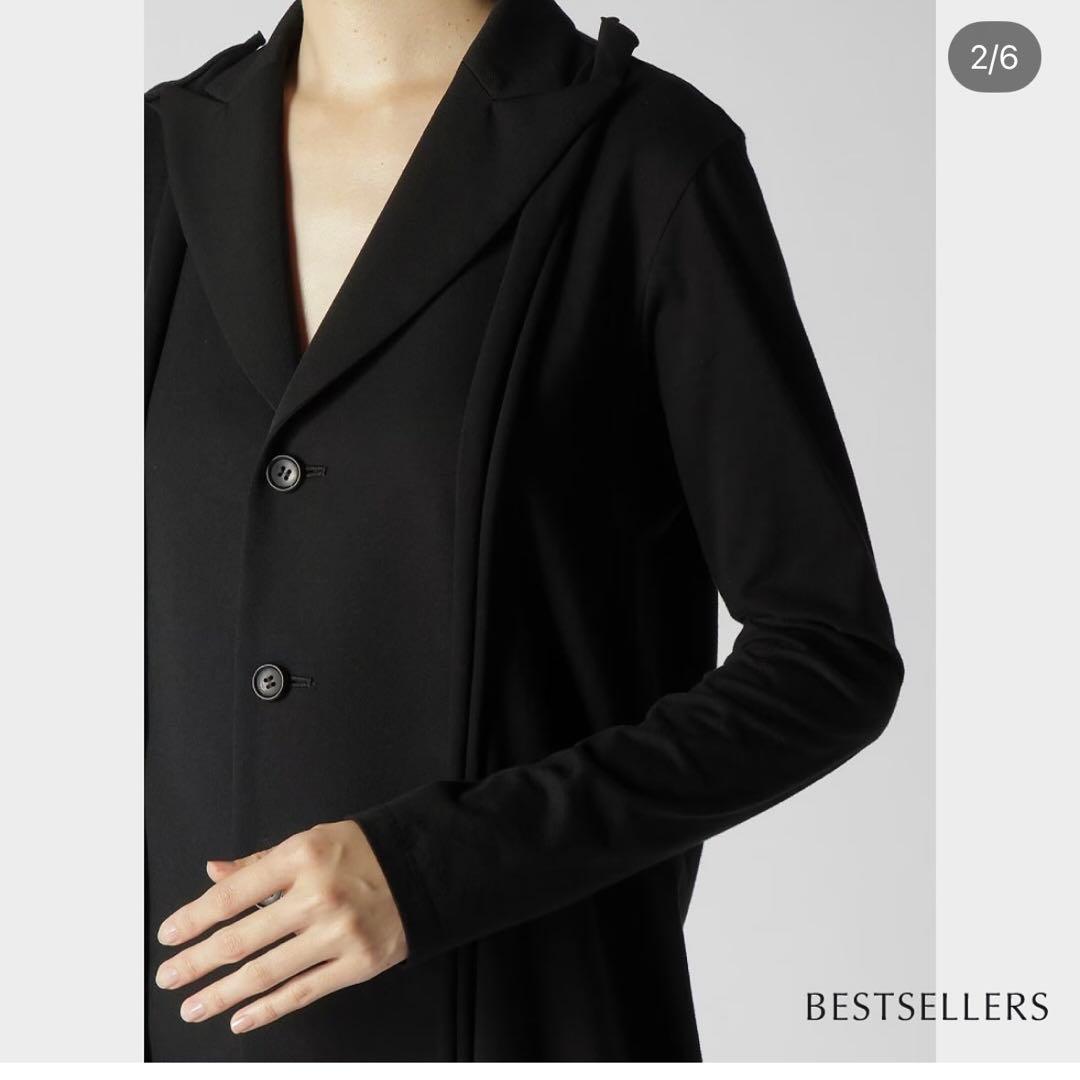 新品　ヨウジヤマモトYohji ウールギャバジン　コート　ジャケット　黒ブラック