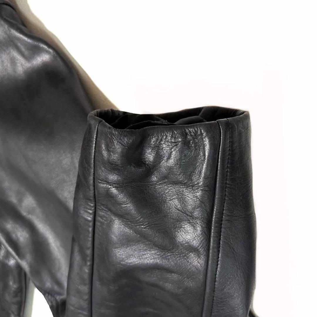 坂*井様 90s OLD GAP 本革 レザージャケット M 極美品 紺タグ