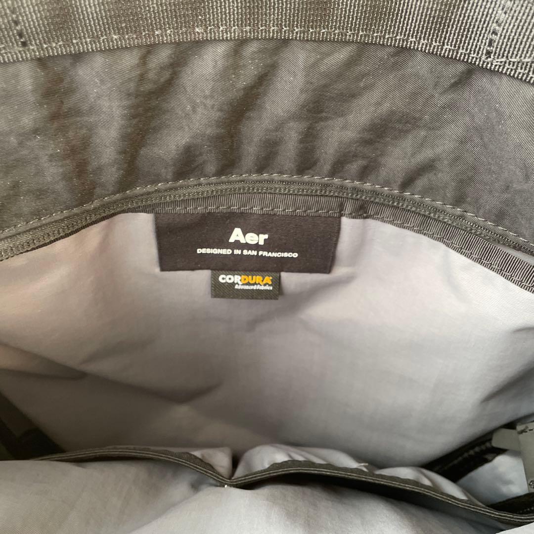 Aer ブラック トートバッグ