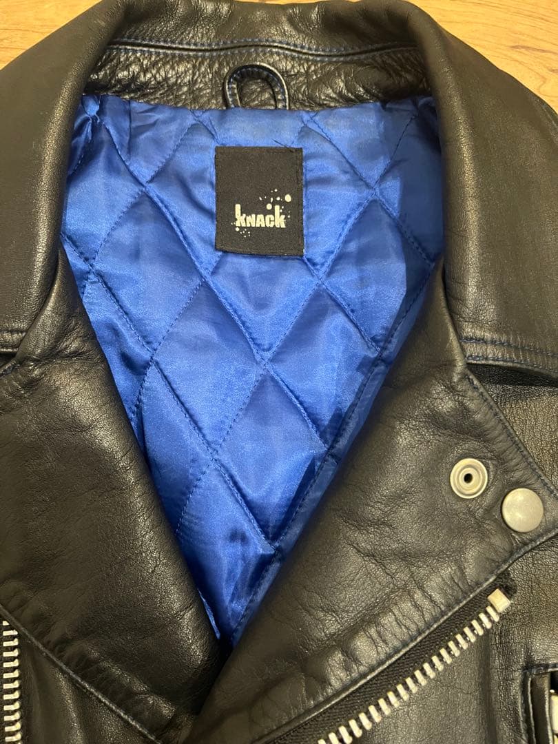 HTC！ 激安！KNACK ナック 牛革 レザーダブルライダース