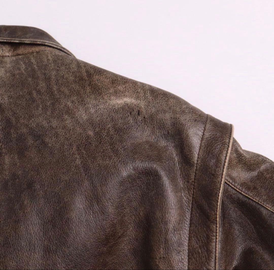 Vintage 80s 90s A2 G1 スタンドカラー レザージャケット