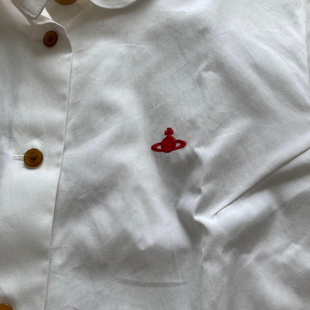 ヴィヴィアンウエストウッド レッドレーベル 長袖シャツ サイズ2 ホワイト