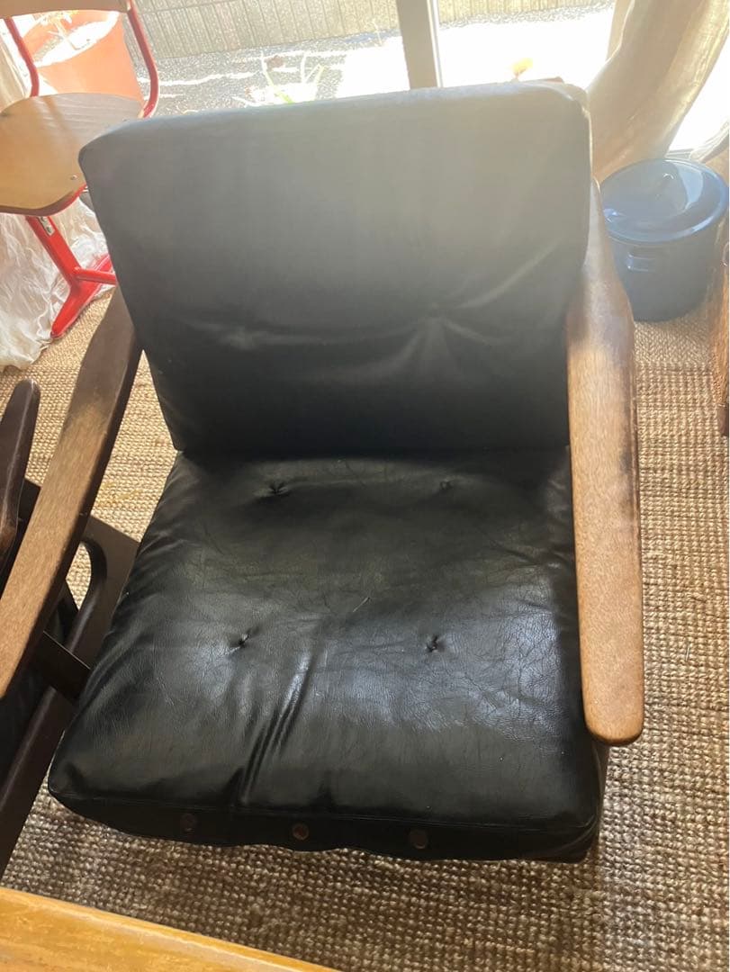 ビンテージレザーソファ