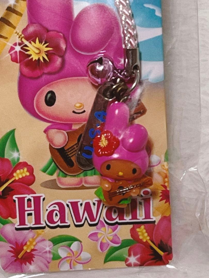 d*7様 マイメロ マイメロディ ハワイ限定 根付 ストラップ