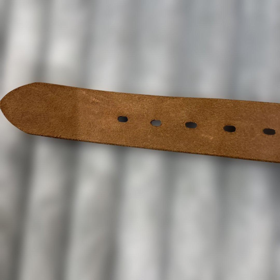 ステュディオダルチザン　Ｌサイズ レザーベルト ブラウン