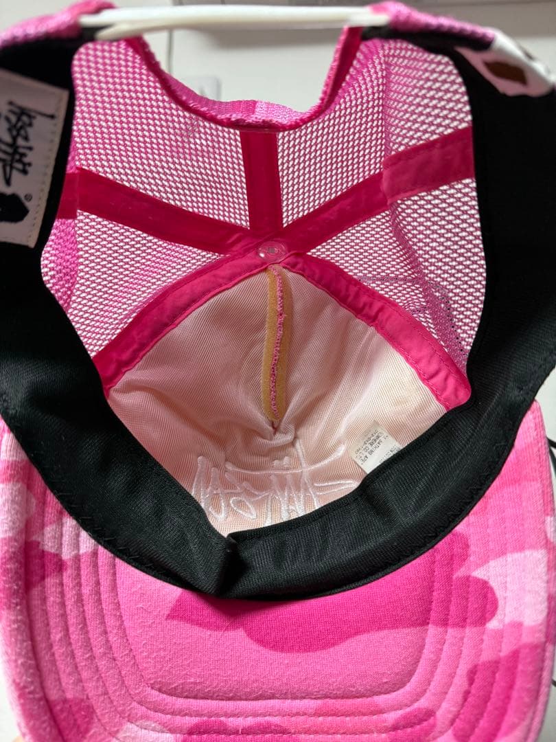 希少品　STÜSSY & A BATHING APE® キャップ