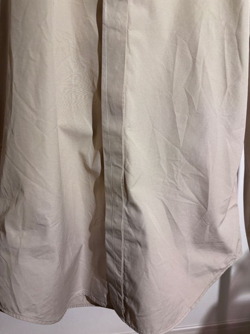 Maison Margiela ステッチデザインベージュシャツ