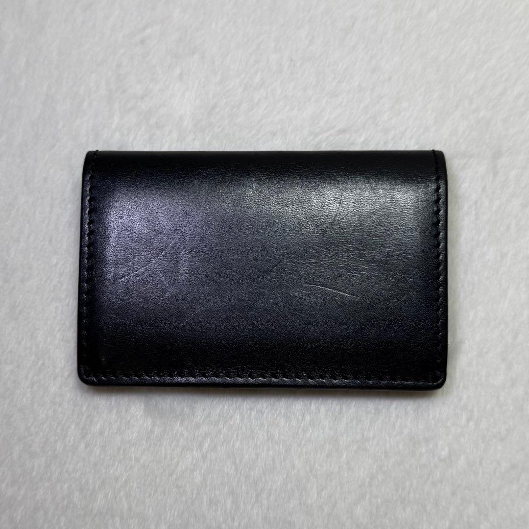 Hender Scheme 黒 レザー 名刺入れ　カードケース　定期入れ