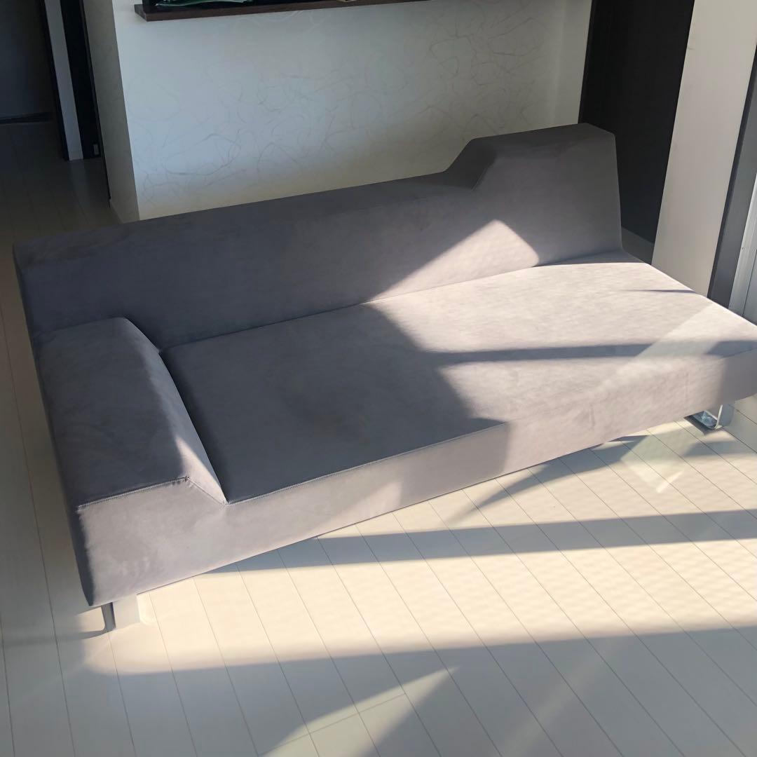 フランネルソファ SIESTA 2.5Pダークグレー FLANNEL SOFA