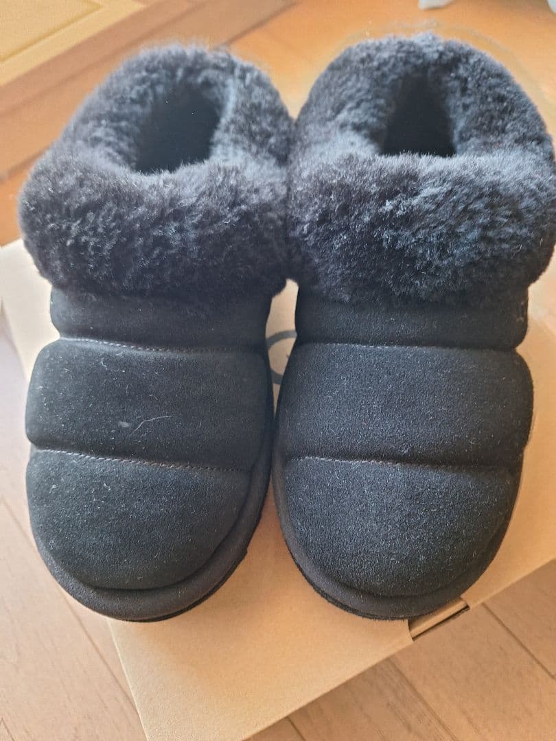 UGG ブラック tazzlita 厚底ムートン24cm
