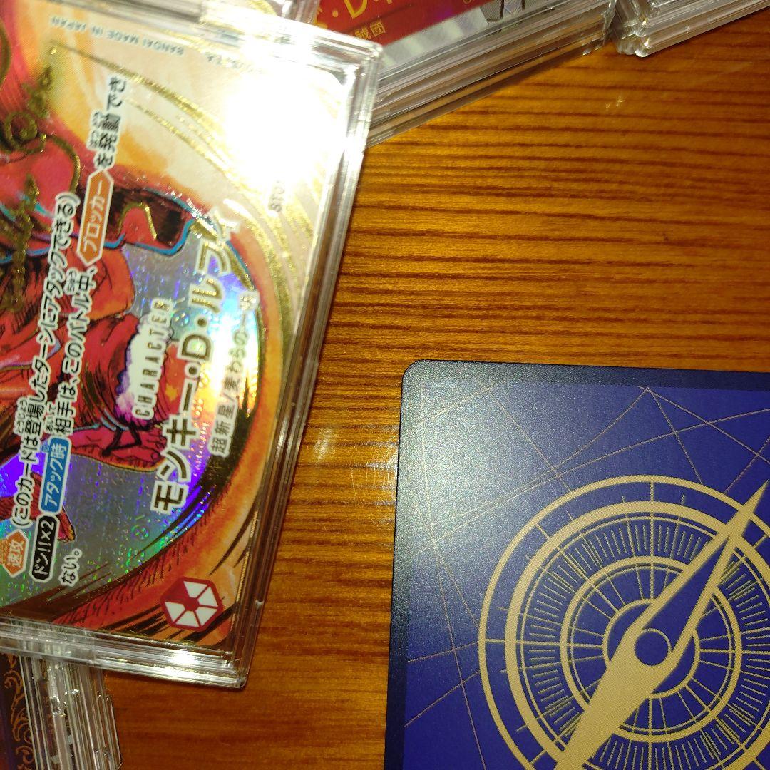 ワンピースカード パラレル ルフィ 尾田先生サイン入り