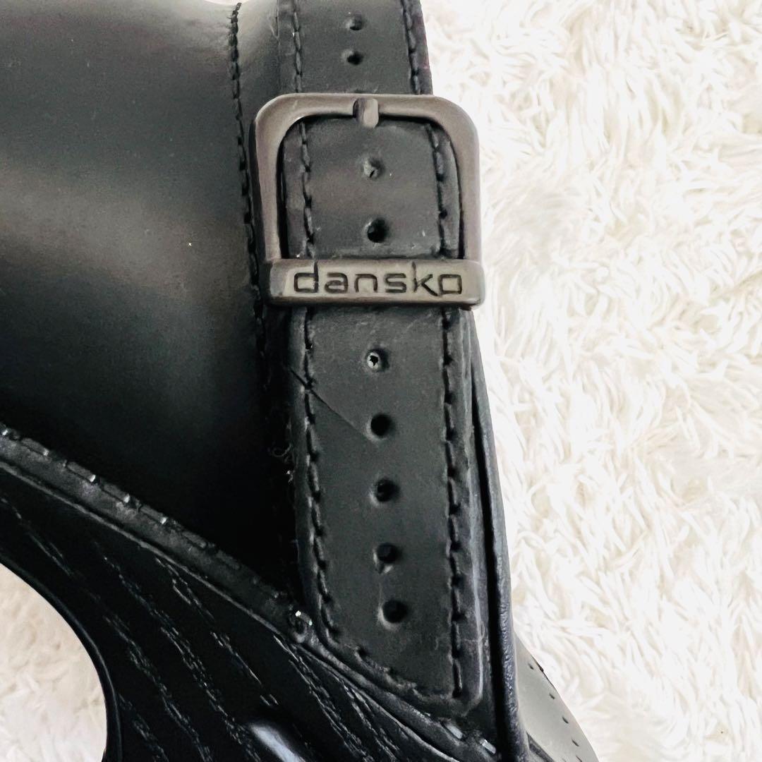 【美品】dansko Ingrid オイルドレザー ブラック 37サイズ