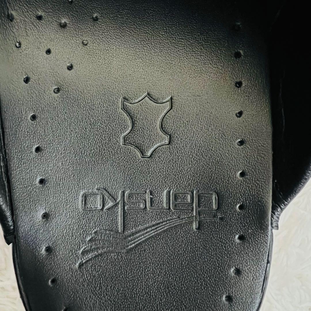 【美品】dansko Ingrid オイルドレザー ブラック 37サイズ