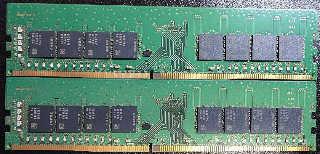 も*ふ様 Samsung DDR4-3200MHz 32GB メモリ2枚セット合