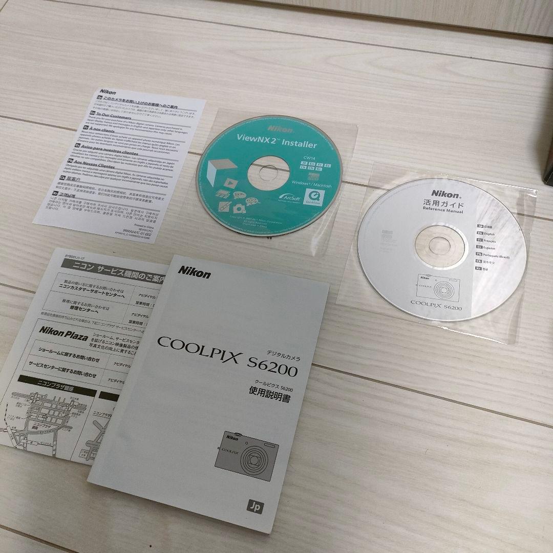 動作確認済Nikon COOLPIX S6200レッド コンパクトデジタルカメラ