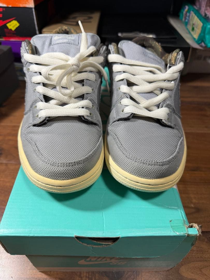 靴 Nike SB Dunk Low \"Wolf Grey Digi Camo\"