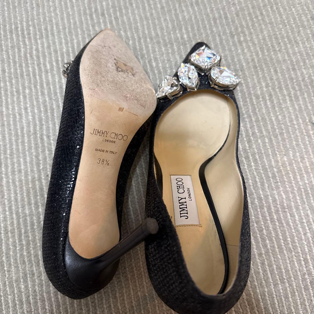 JIMMY CHOO ブラック ハイヒール パンプス