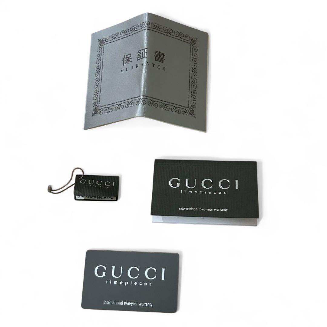 【極美品】GUCCIグッチ 稼働 レディース腕時計 バングル 箱付き1400L
