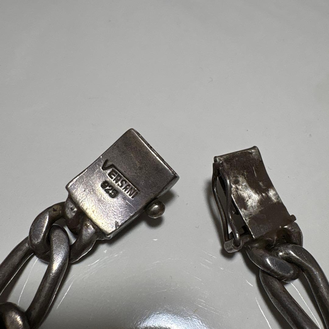 ベルサー二　VERSINI シルバーチェーンビンテージブレスレット