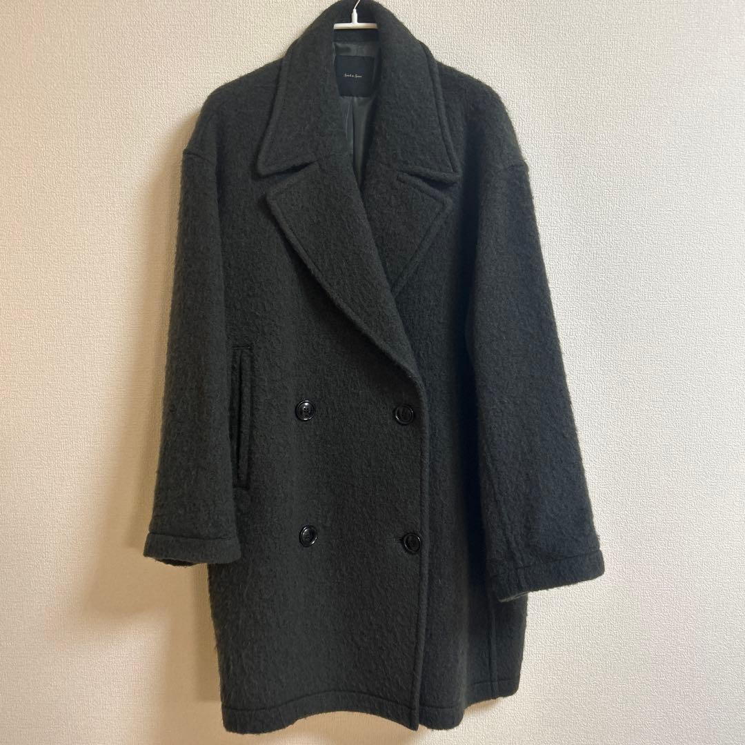 Spick & Span ミドルシャギーコート　38