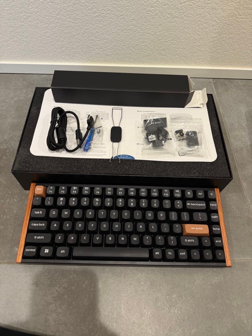 Keychron K2 HE ラピッドトリガー QMKプログラム可能 US配列