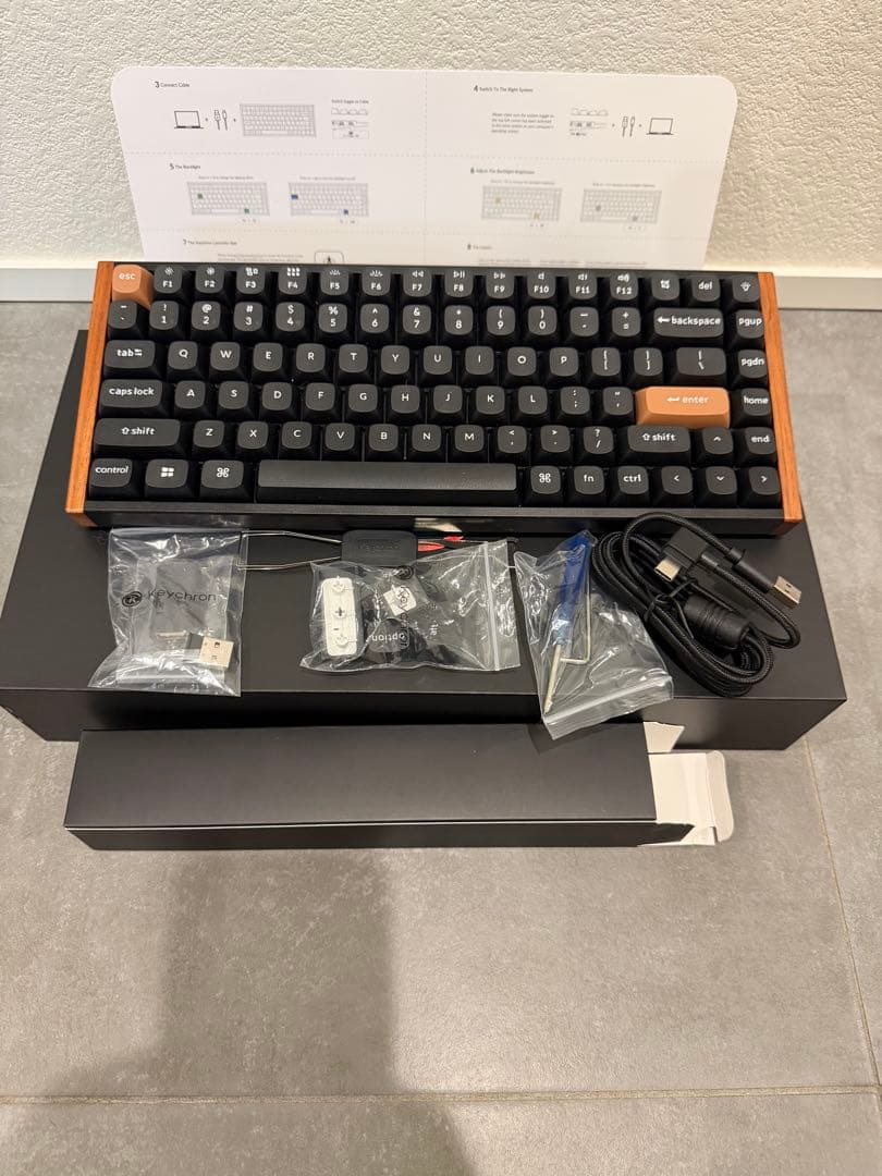 Keychron K2 HE ラピッドトリガー QMKプログラム可能 US配列