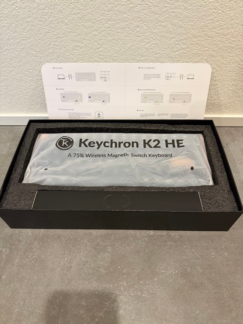 Keychron K2 HE ラピッドトリガー QMKプログラム可能 US配列