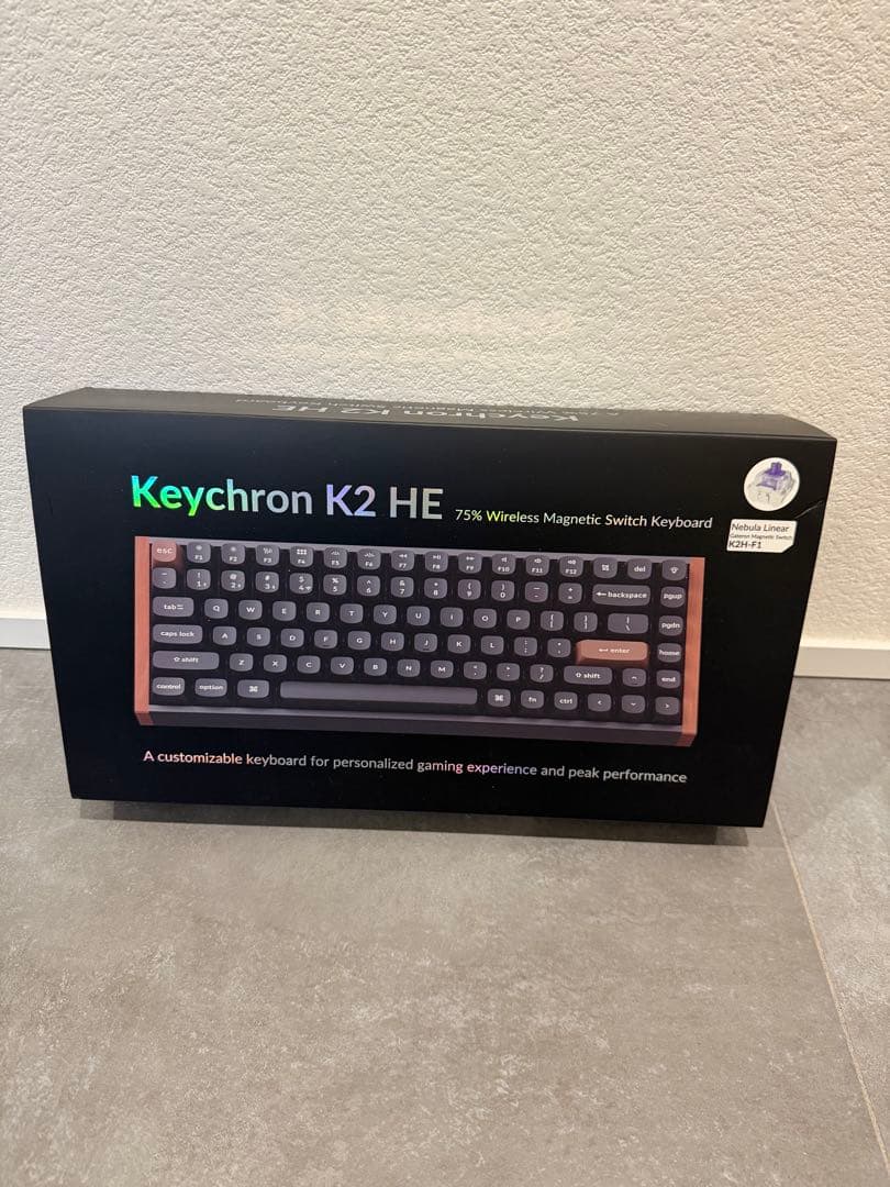 Keychron K2 HE ラピッドトリガー QMKプログラム可能 US配列