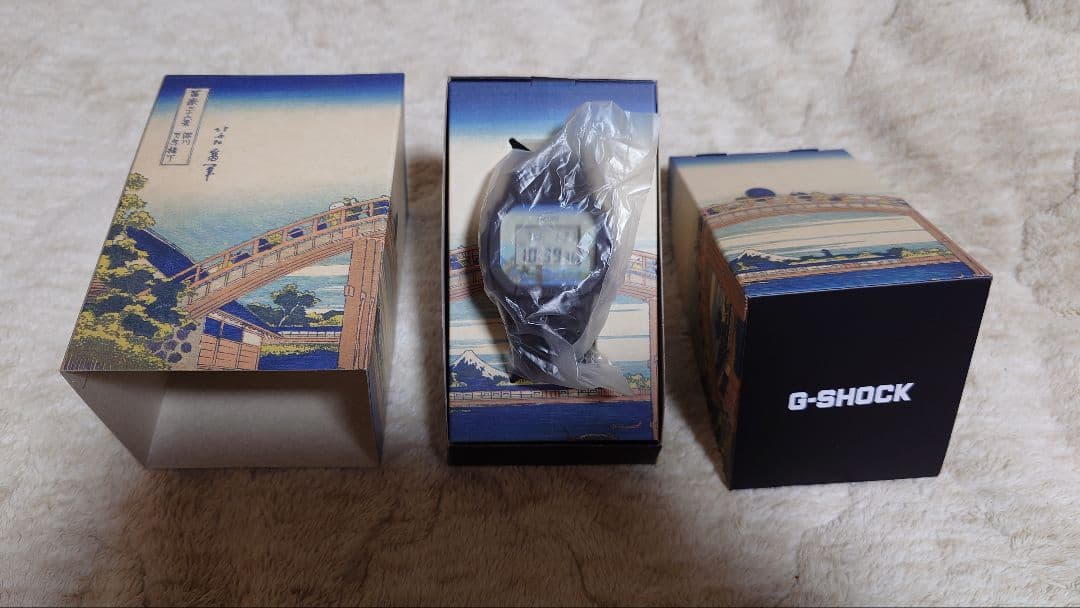 ジーショック葛飾北斎　 深川万年橋下　 DW-5600KHFM25-1JR