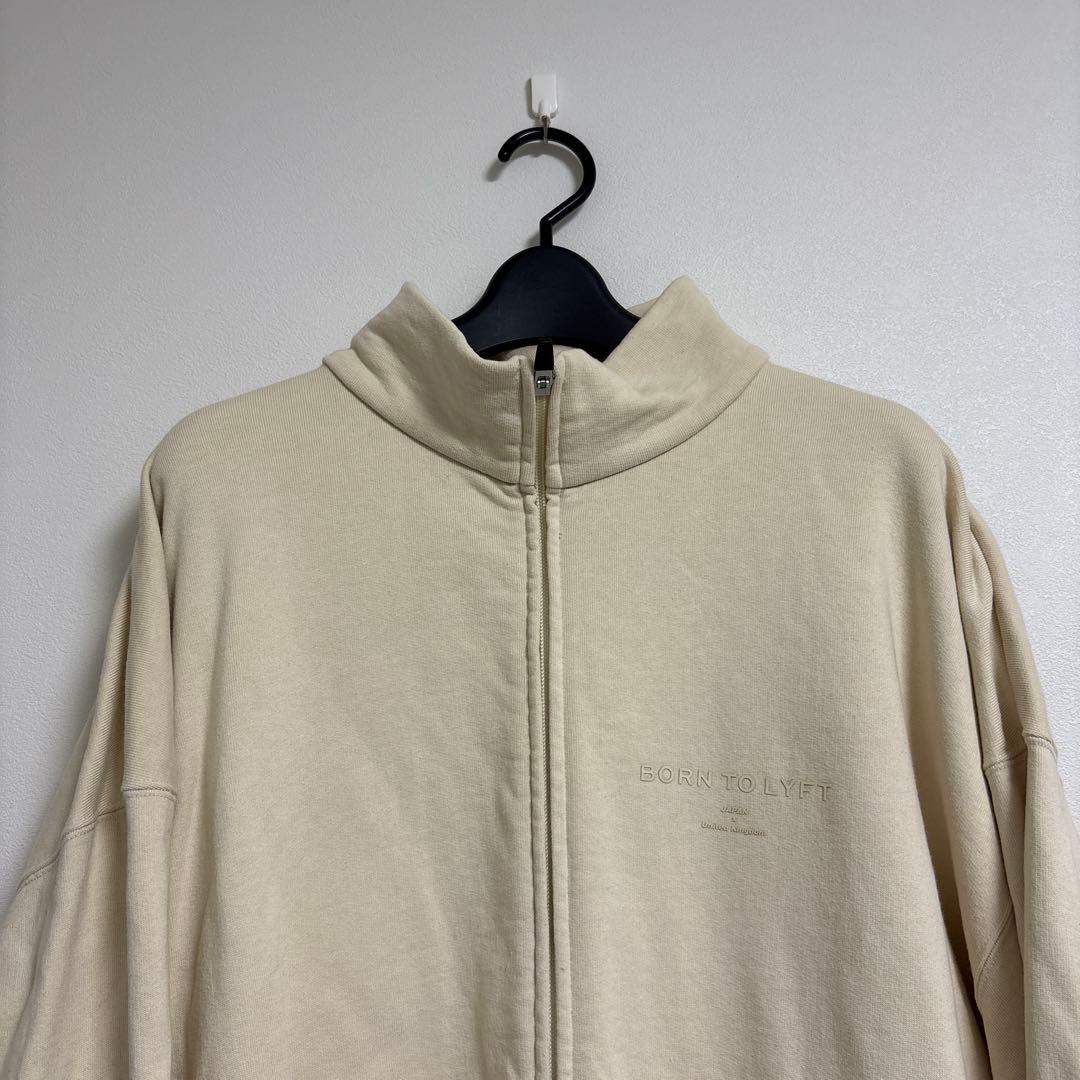 LYFT スウェット　セットアップ　スタンドカラー　ivory