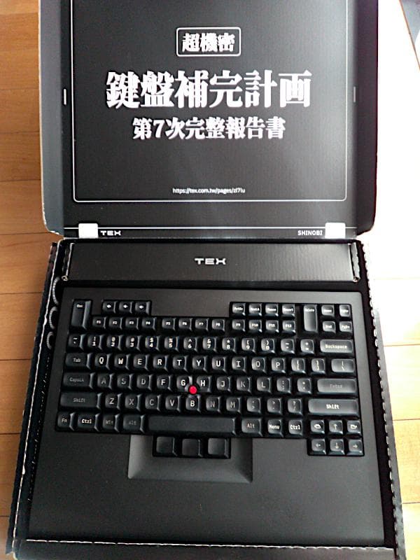 TEX Shinobi US配列キーボード TrackPoint付き