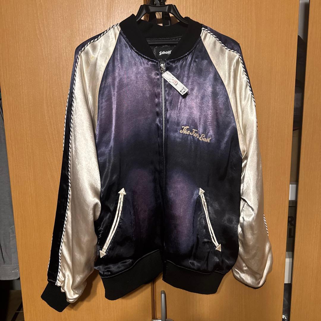 Scholar グラデーション サテンジャケット