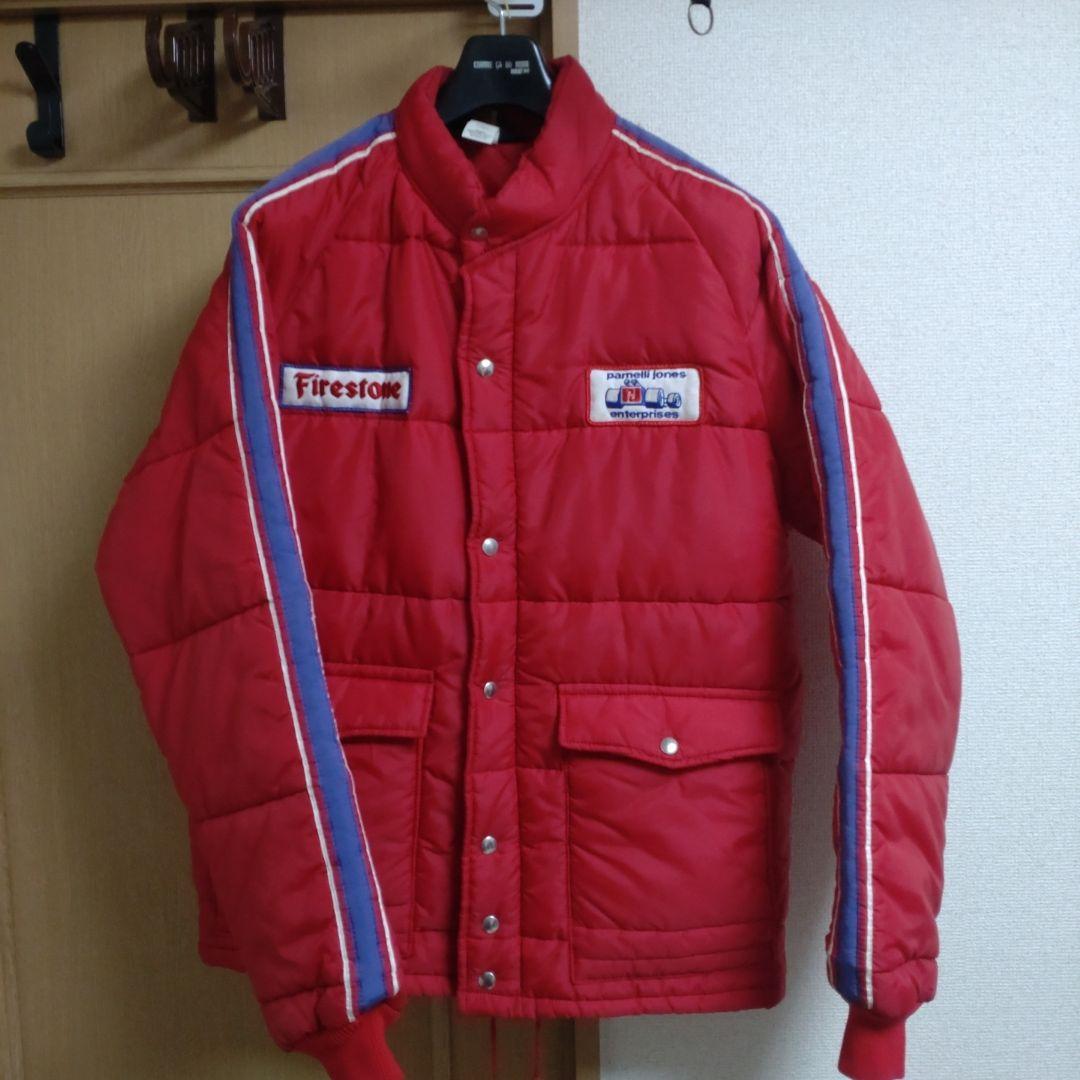 Firestone 赤 中綿レーシングジャケット