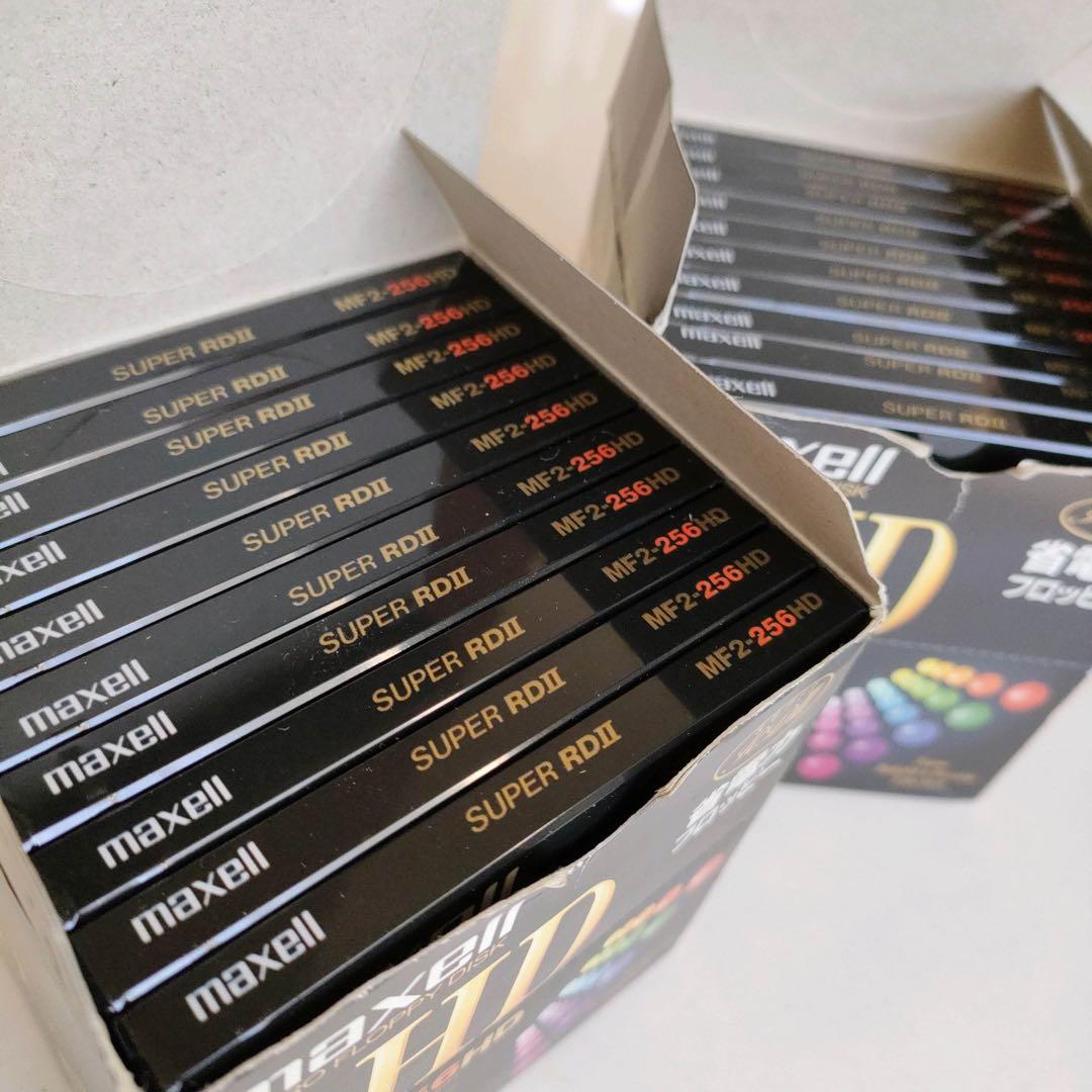 匿名配送　新品20枚セットmaxell 3.5インチ 256フロッピーディスク