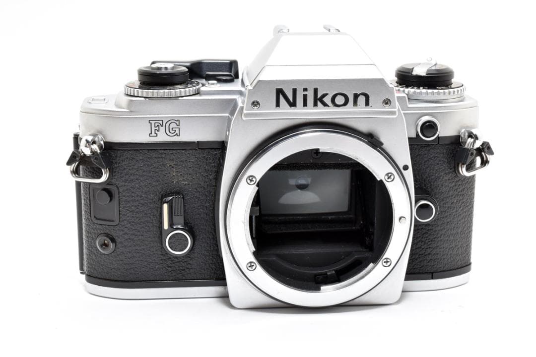 良品 ニコン FG シルバー MF-15 フィルム モルト新品交換済 H272