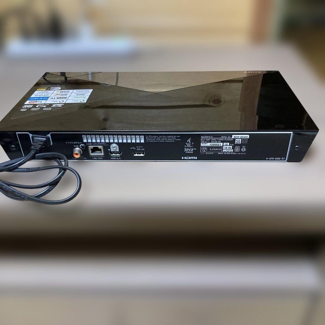 SONY ブルーレイプレーヤー BDP-S6200