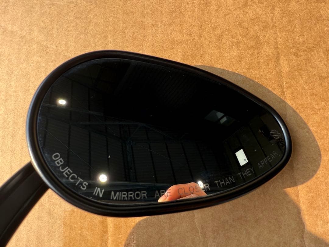 ランニングライト&ターンシグナル付きミラー サテンブラック　品番56000081