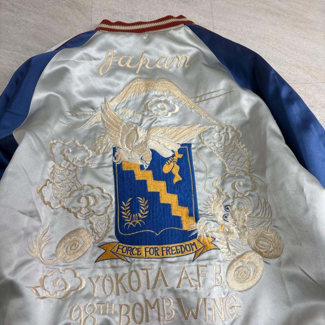 希少 テーラー東洋 スカジャン M18483 横田基地 虎 リバーシブル