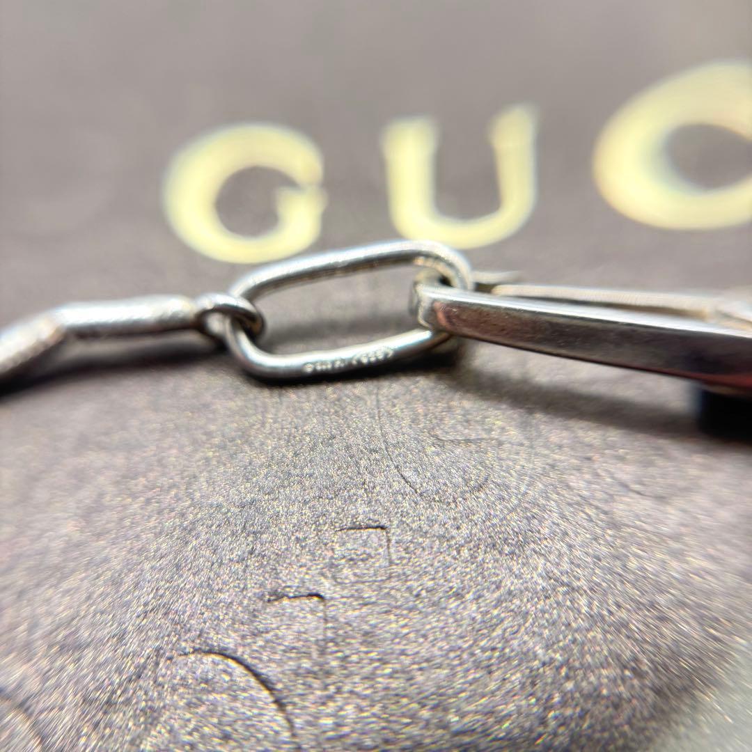 美品 GUCCI ネックレス ティアドロップ シルバー 925 XL