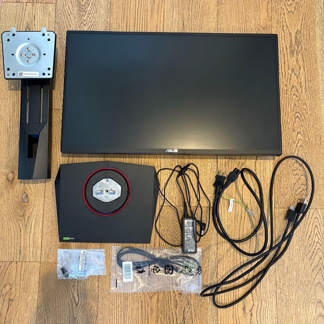 ASUS VG258 24.5インチ ゲーミングモニター 箱付き、付属品完備