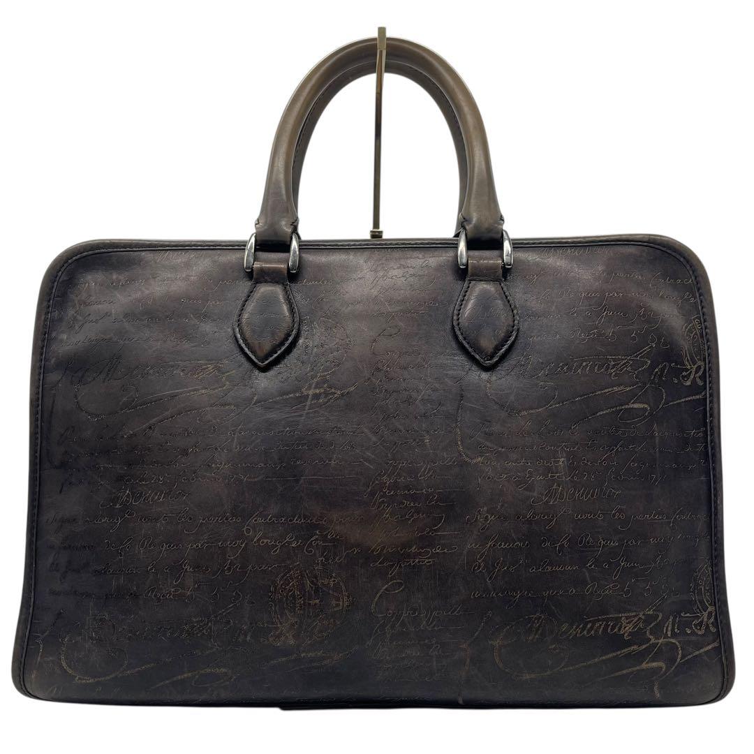 【美品】ベルルッティ カリグラフィ ビジネスバッグ 本革　ハンドバッグ　メンズ