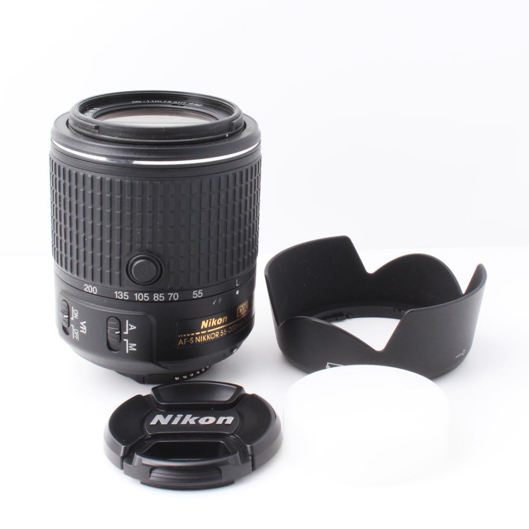 Nikon望遠レンズ✨レンズフード⭕️55-200m F5.6G ED VR Ⅱ