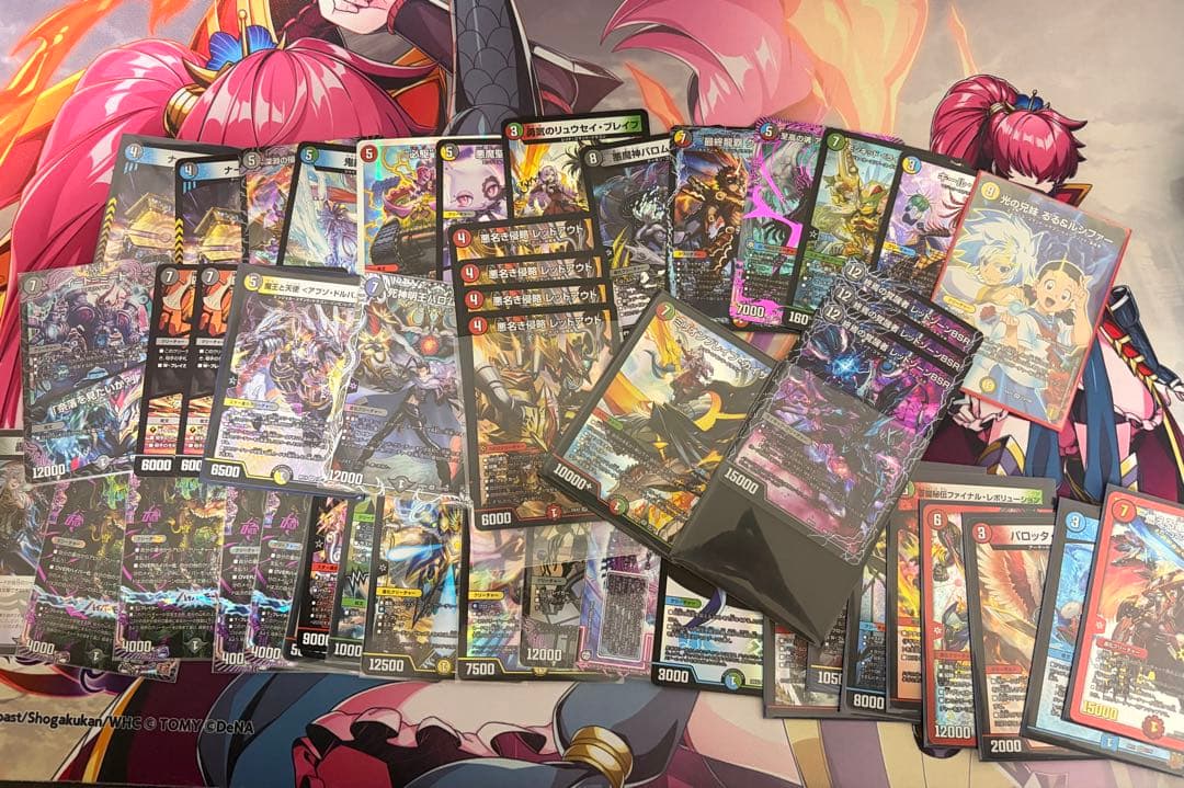 デュエマ　引退品まとめ売り　デッキとプレマ