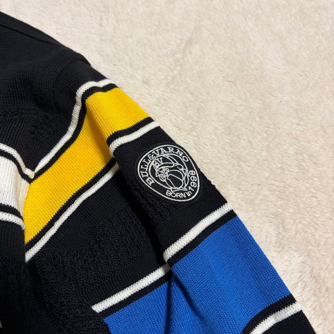 【美品】BARNI VARNO バーニヴァーノニット ボーダー ワッペン 日本製