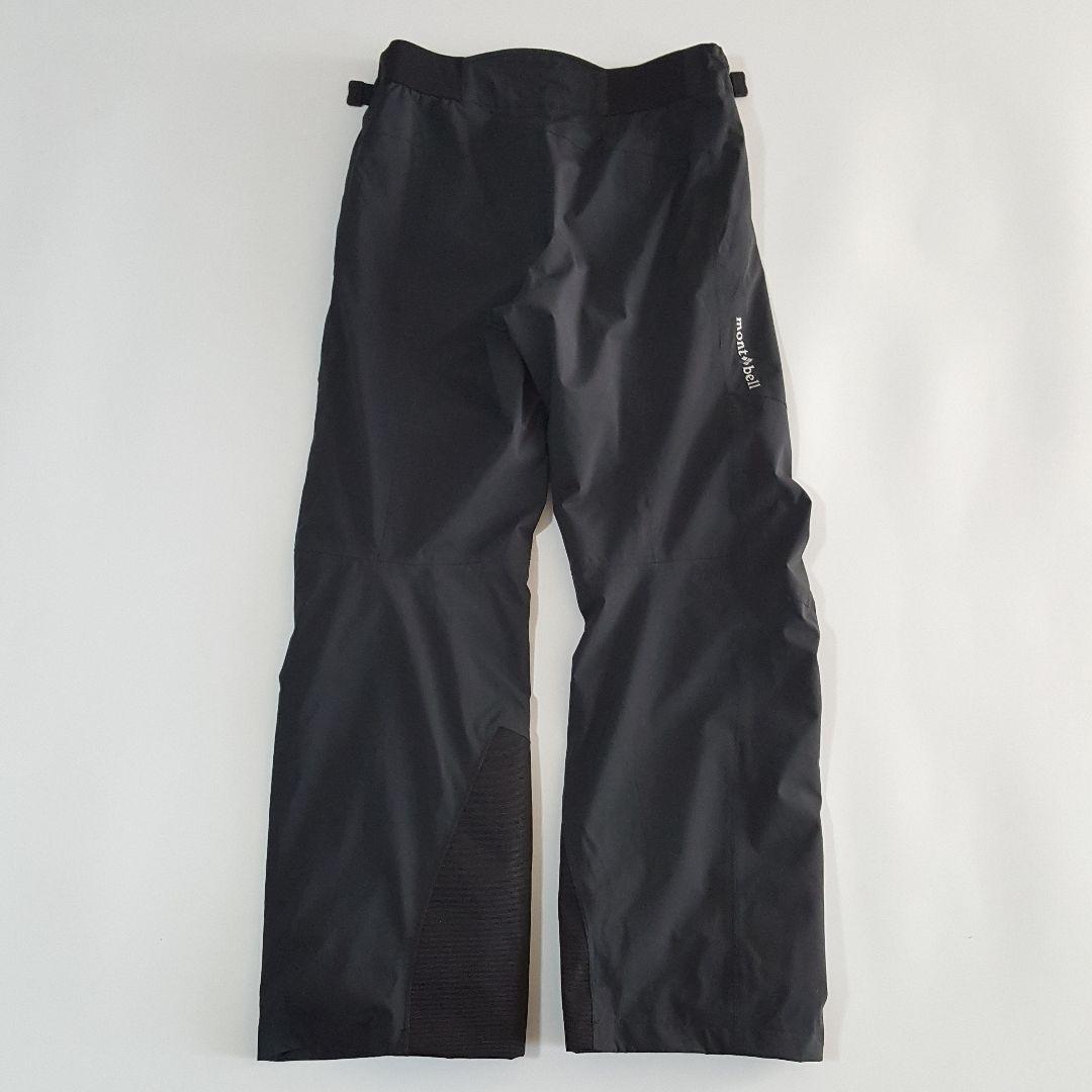 モンベル　メンズ　防水　中綿　パウダーステップ　パンツ　スノースポーツ用　黒　S