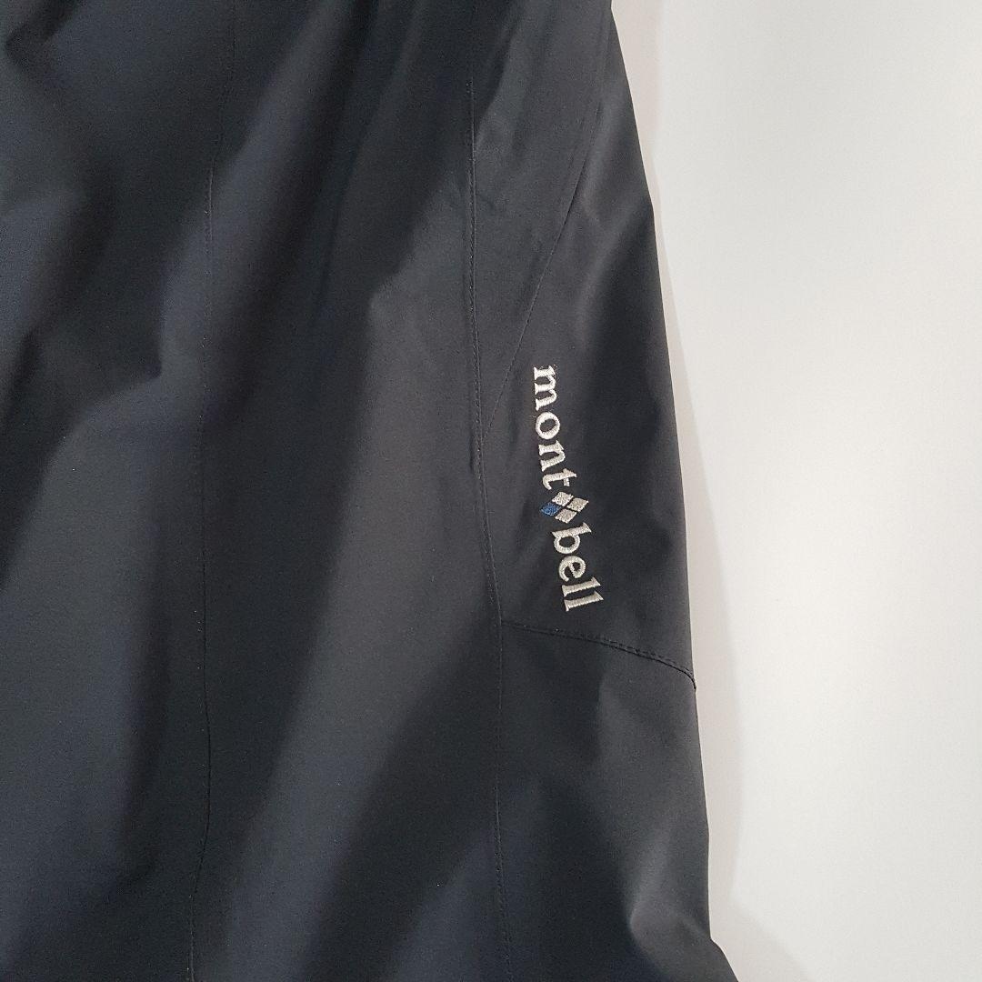 モンベル　メンズ　防水　中綿　パウダーステップ　パンツ　スノースポーツ用　黒　S