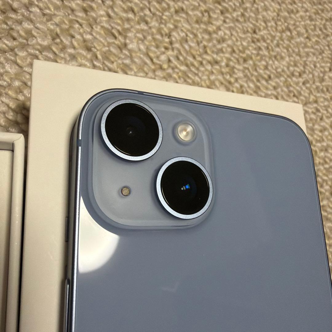 iPhone14 256GB ブルー SIMフリー 初期化済
