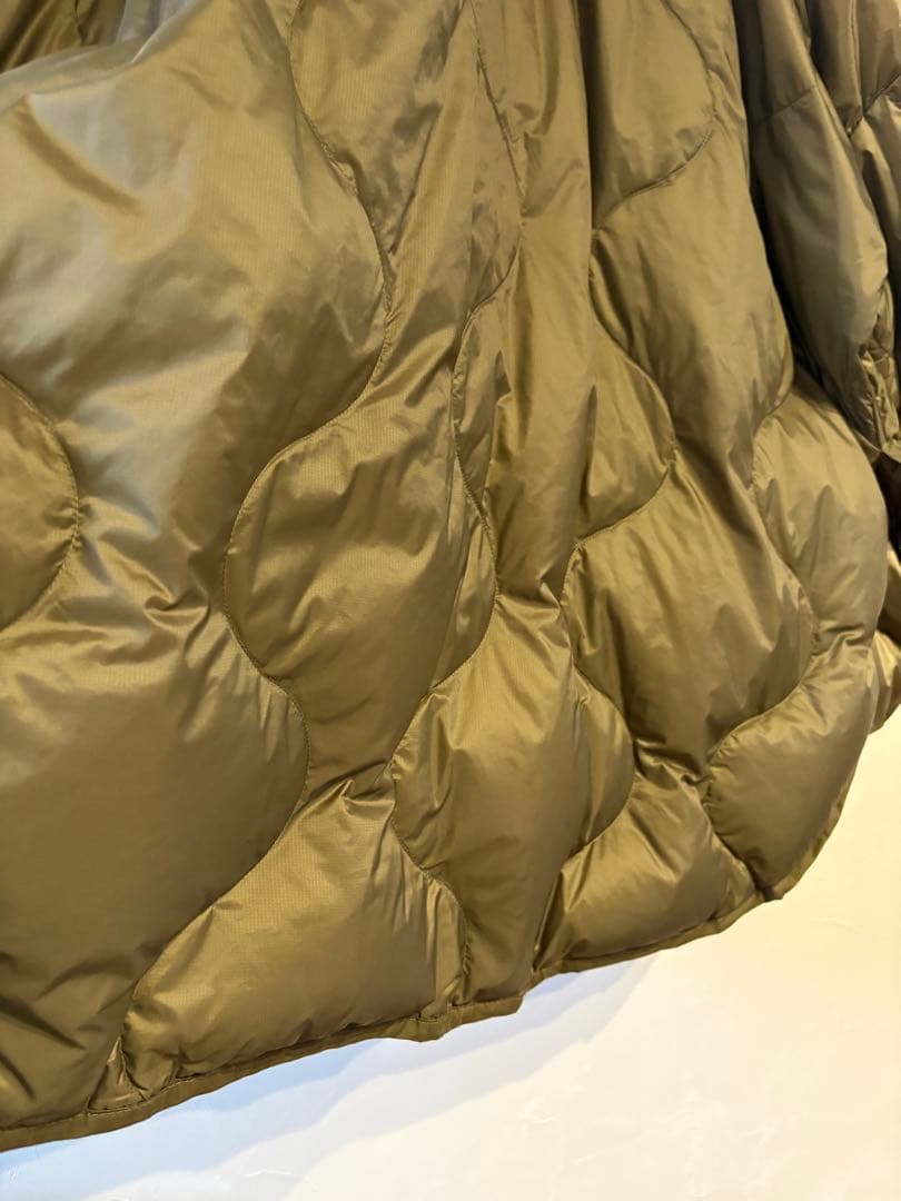 ソラモナポッシェ ライナーキルトジャケット ダウンジャケット ミリタリーグリーン